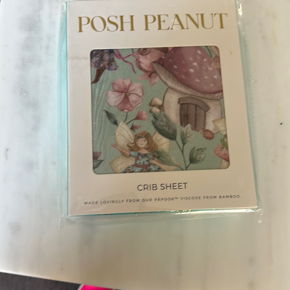 PoshPeanut Fairy Crib Sheet